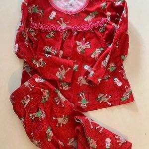 3T Girls Holiday Pajama Set